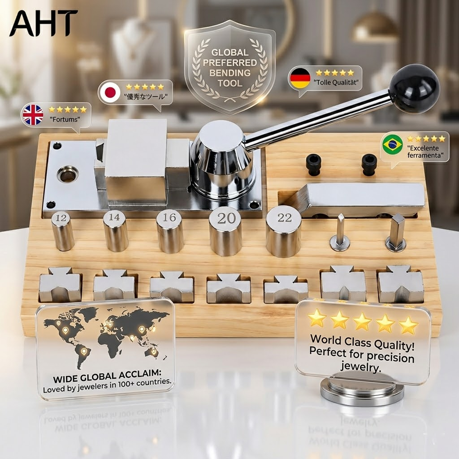 AHT Ring Bending Tool Set Prof - مراجعة Jewelry Making Rotary Tool وسعره