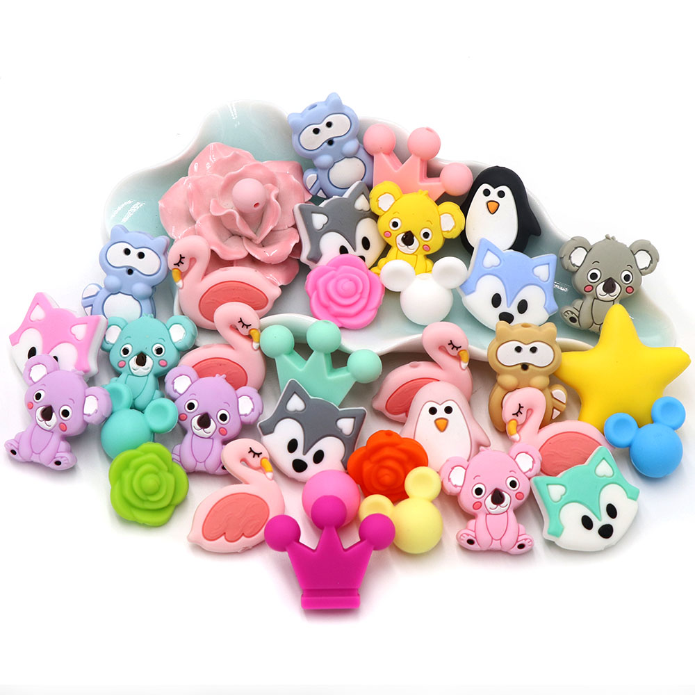 Cute-idea 10Pcs Mini Baby Sili - مراجعة Jewelry Making Ideas With Beads وسعره
