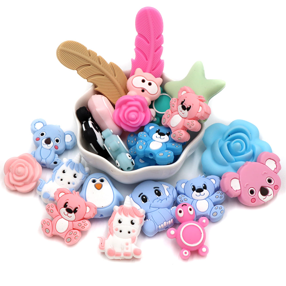Cute-idea 10Pcs Mini Baby Sili - مراجعة Jewelry Making Ideas With Beads وسعره