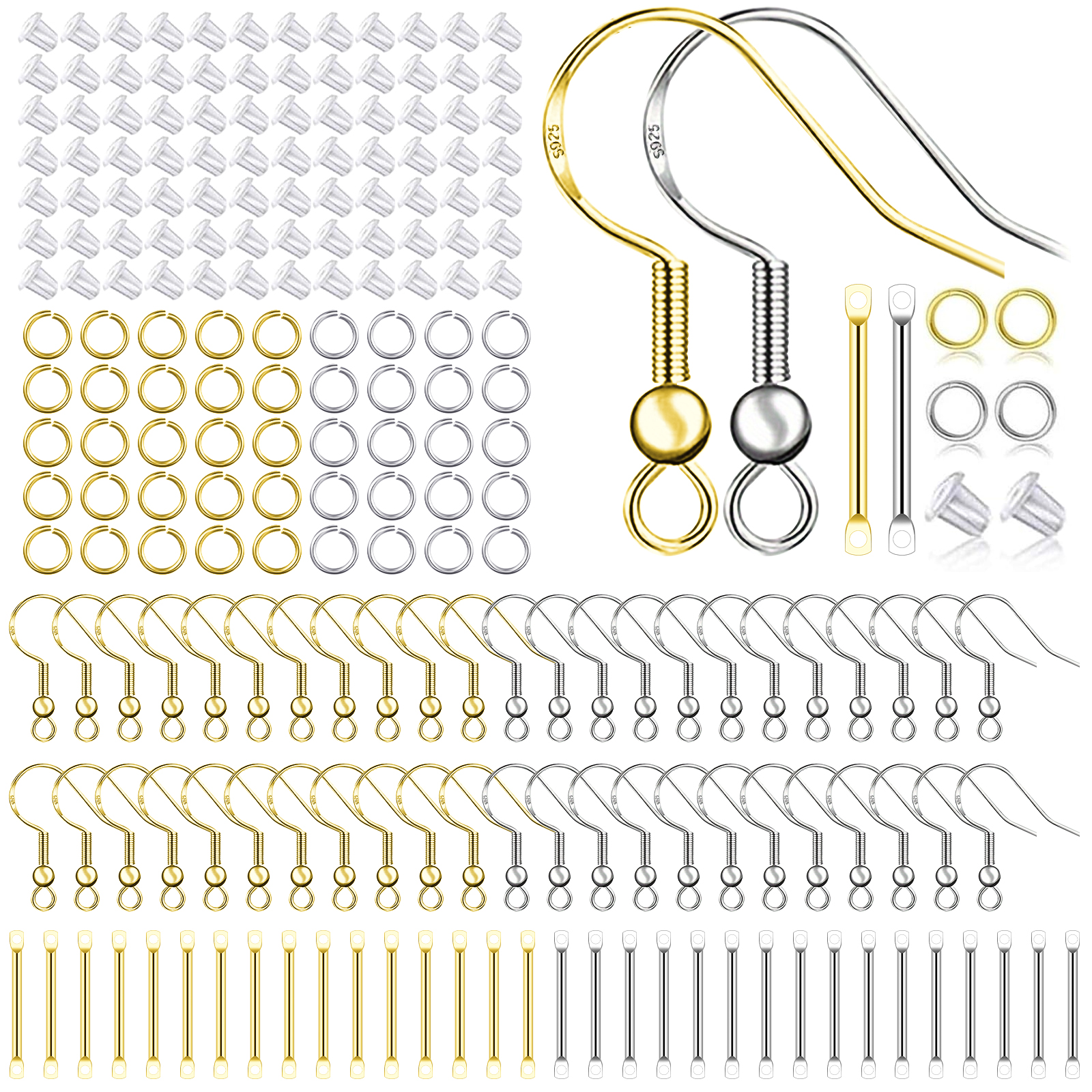 925 Silver/Gold Plated Earring - مراجعة Jewelry Making A Ring وسعره
