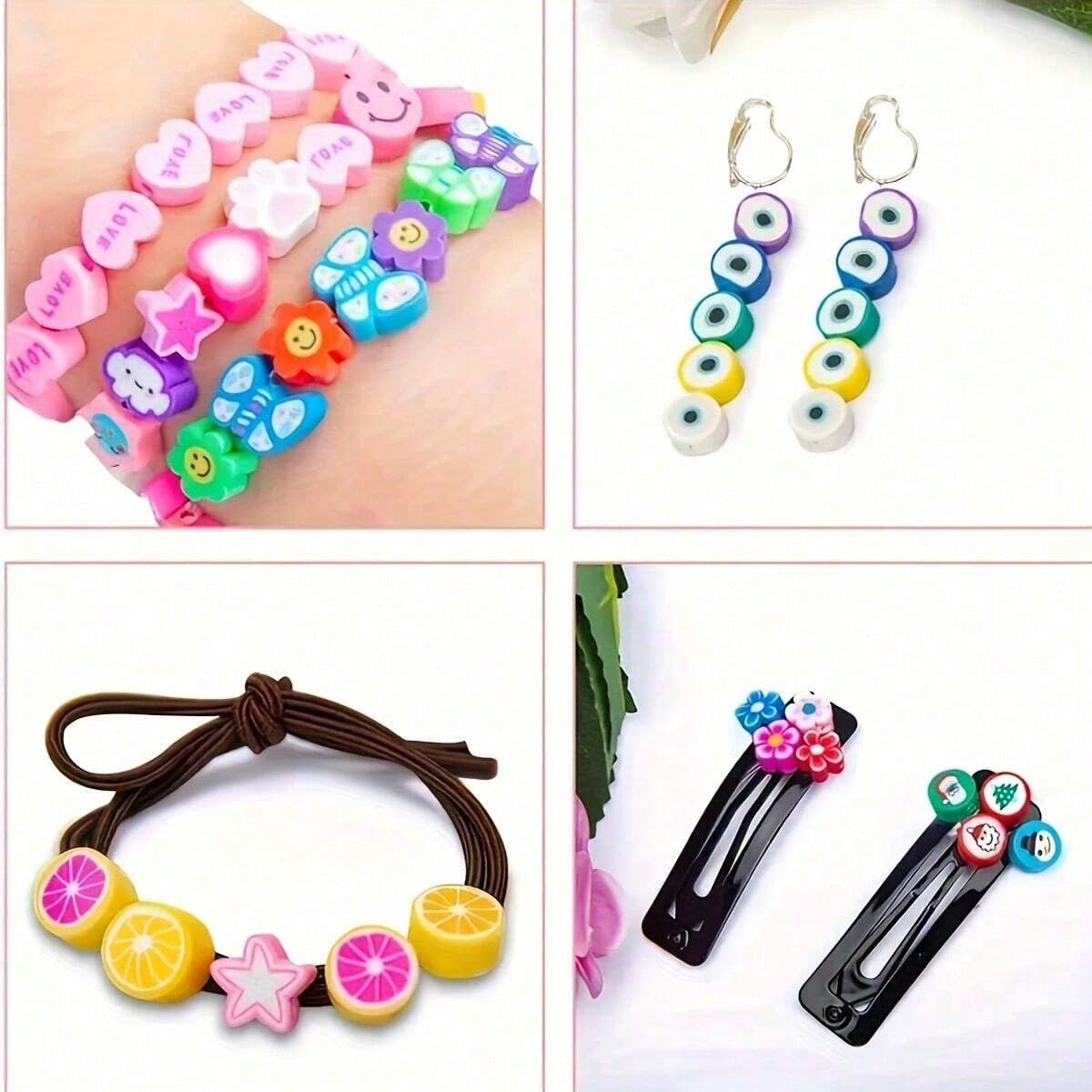 1450/1200/250pcs Polymer Clay  - مراجعة Jewelry Making Set وسعره