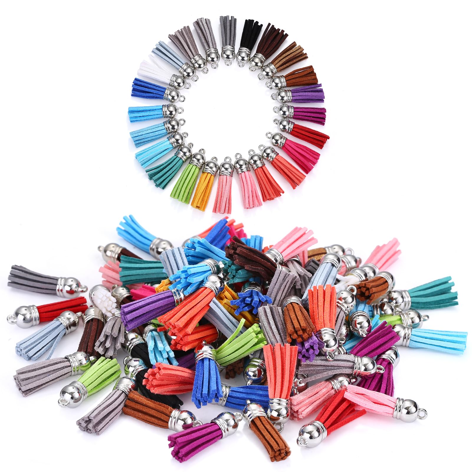 10/20/60 Pcs Mini Tassels Faux - مراجعة Jewelry Making Online وسعره