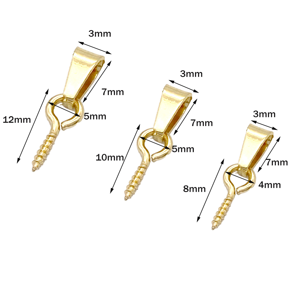 20pcs Stainless Steel Screw Ey - مراجعة Jewelry Making Rivets وسعره