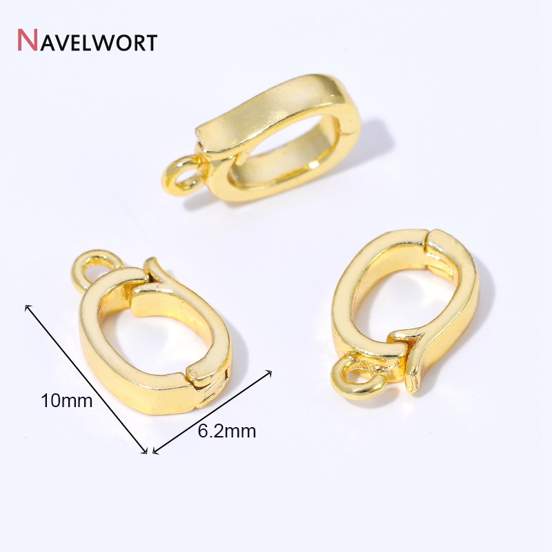 14K/18K Gold Plated Brass Meta - مراجعة Jewelry Making Supplies وسعره