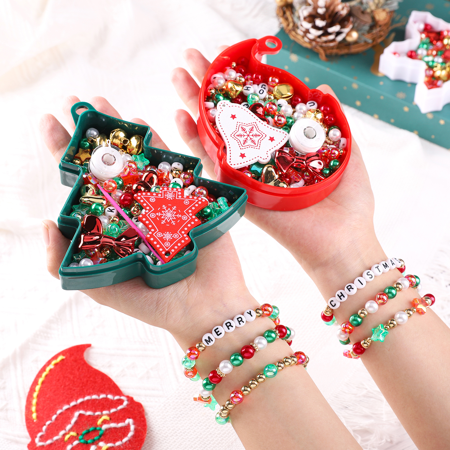 Christmas DIY Jewelry Making K - مراجعة Jewelry Making Ideas With Beads وسعره