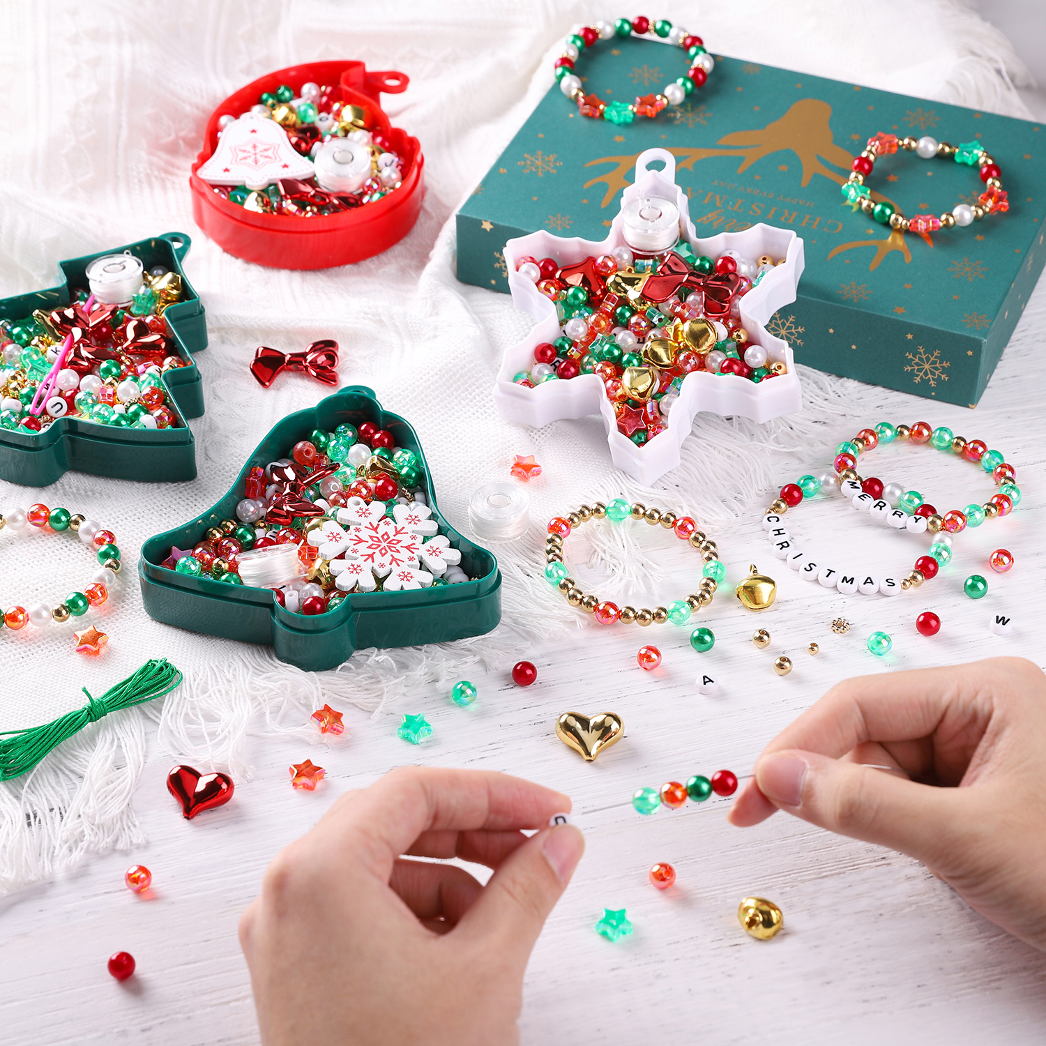 Christmas DIY Jewelry Making K - مراجعة Jewelry Making Ideas With Beads وسعره