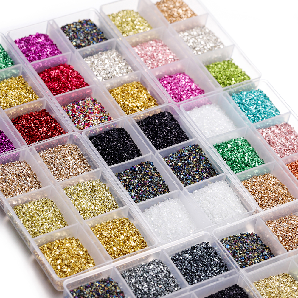 30g Broken Glass Stones Epoxy  - مراجعة Jewelry Making Online وسعره