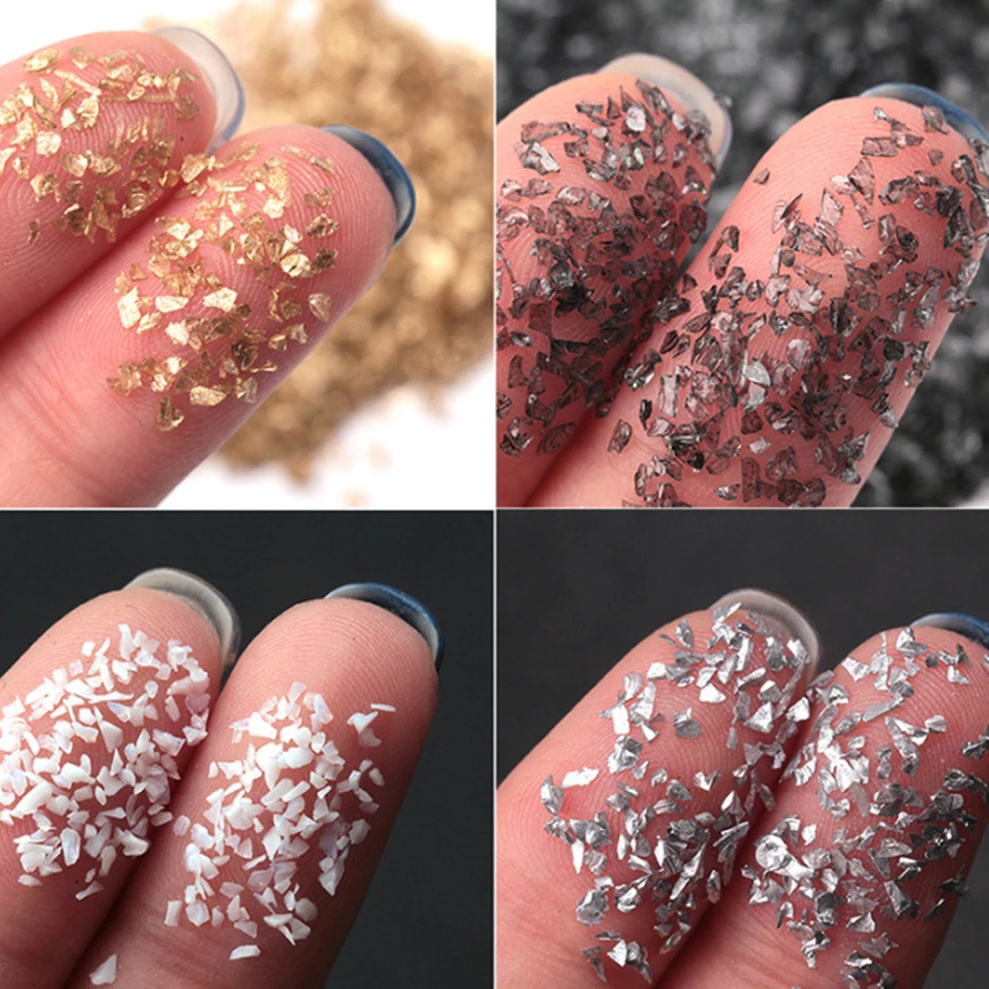 30g Broken Glass Stones Epoxy  - مراجعة Jewelry Making Online وسعره