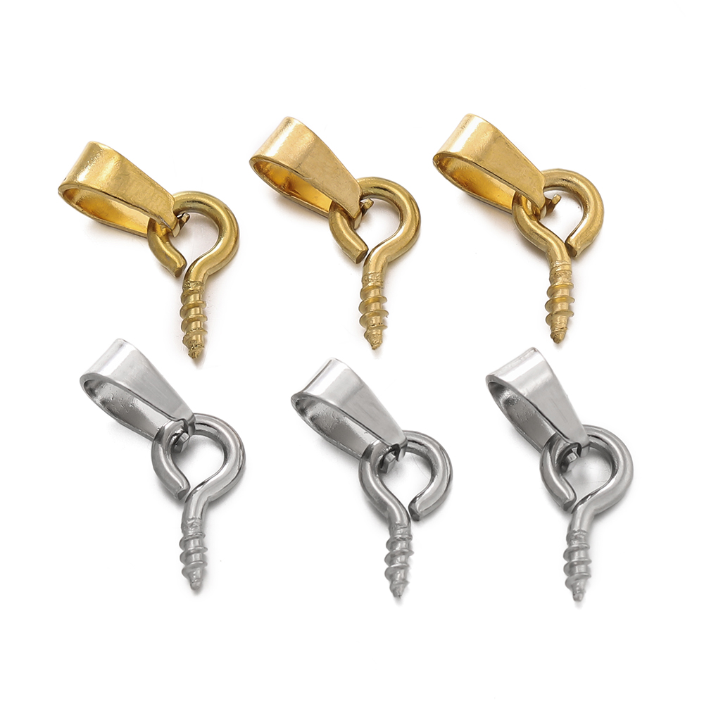 20pcs Stainless Steel Screw Ey - مراجعة Jewelry Making Rivets وسعره