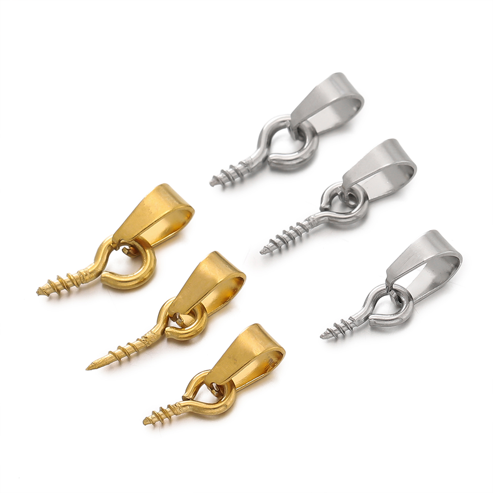 20pcs Stainless Steel Screw Ey - مراجعة Jewelry Making Rivets وسعره