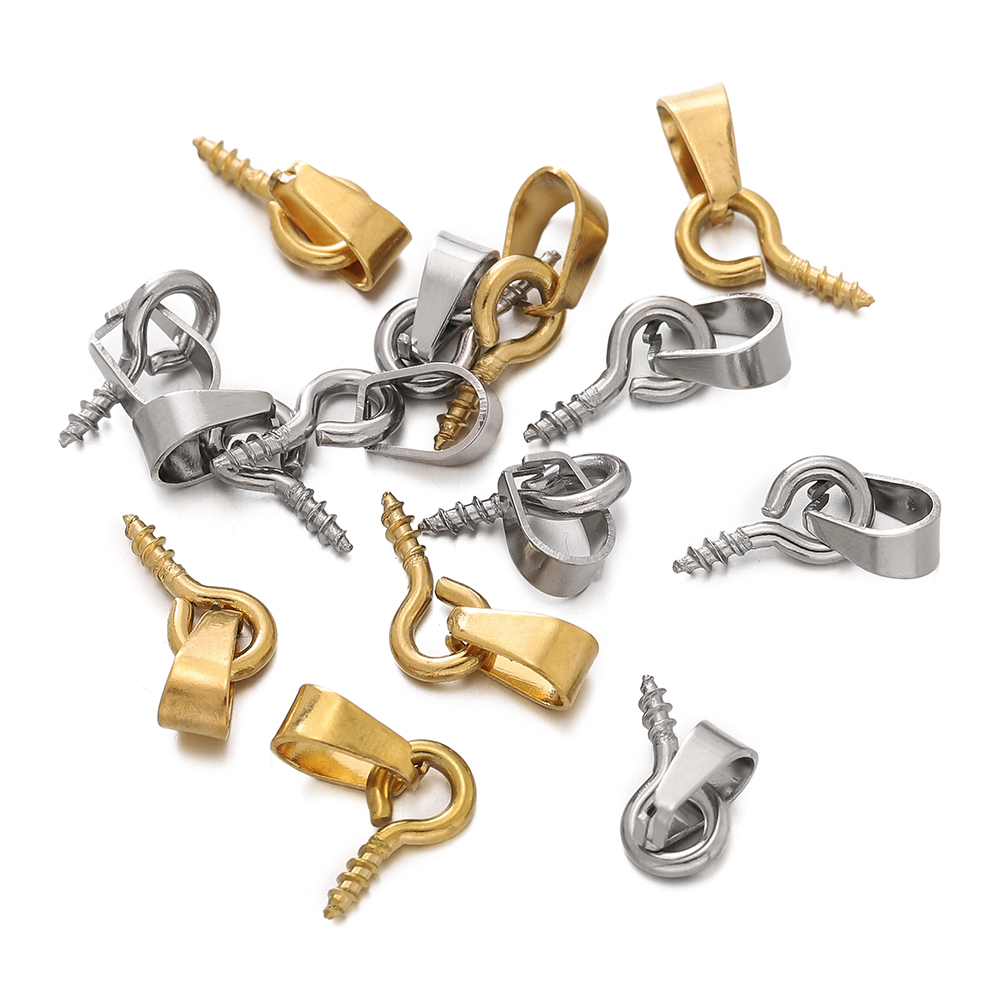 20pcs Stainless Steel Screw Ey - مراجعة Jewelry Making Rivets وسعره