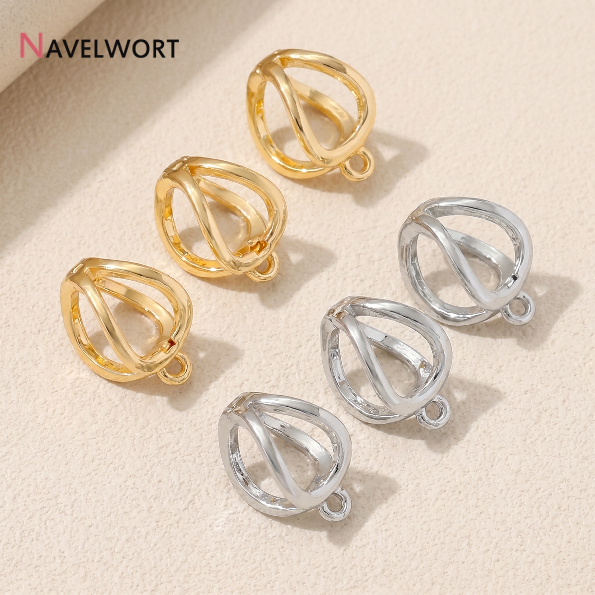 14K Gold Plated Brass Metal Ho - مراجعة Jewelry Making Supplies وسعره