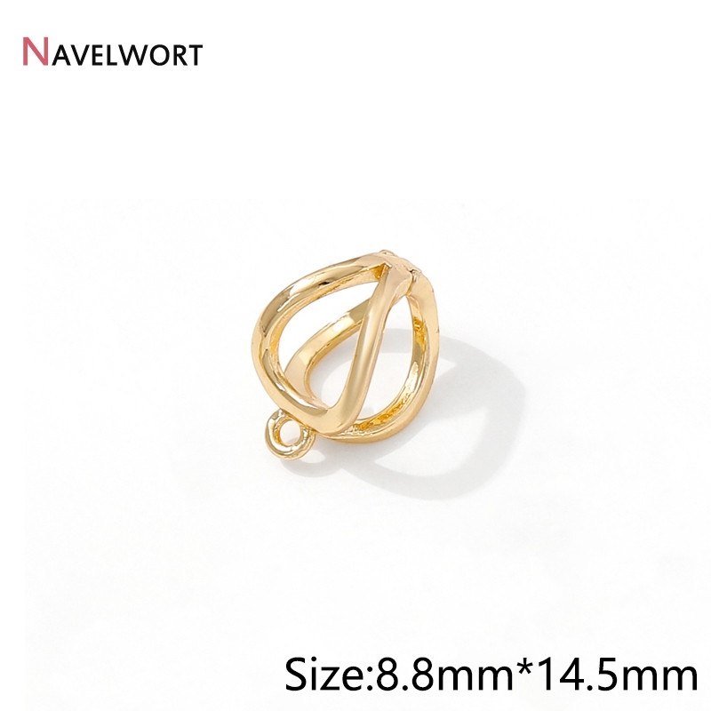 14K Gold Plated Brass Metal Ho - مراجعة Jewelry Making Supplies وسعره