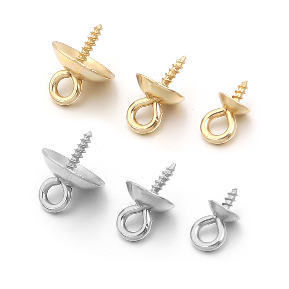 20pcs Stainless Steel Screw Ey - مراجعة Jewelry Making Rivets وسعره