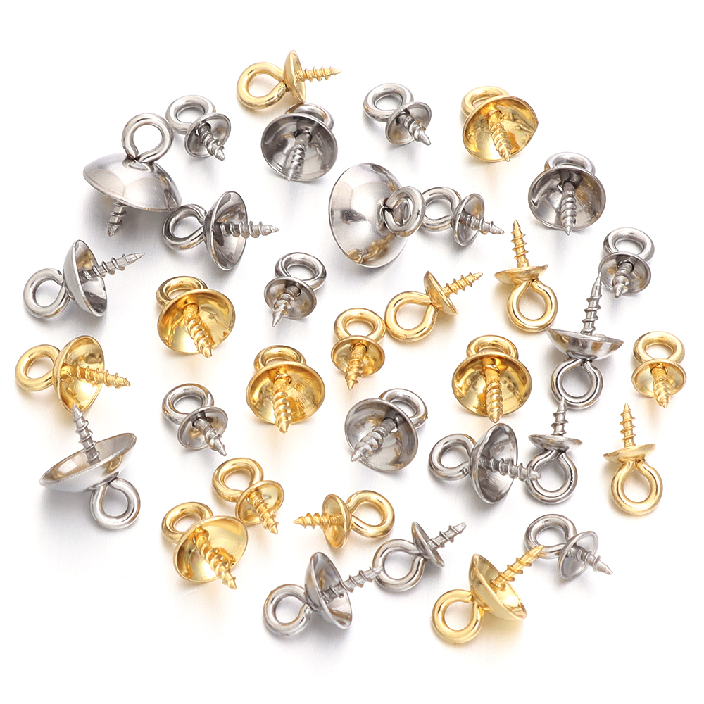20pcs Stainless Steel Screw Ey - مراجعة Jewelry Making Rivets وسعره