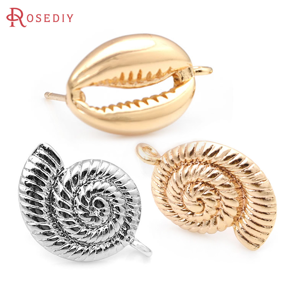 6PCS 18K Gold Color Brass Conc - مراجعة Jewelry Making Set وسعره
