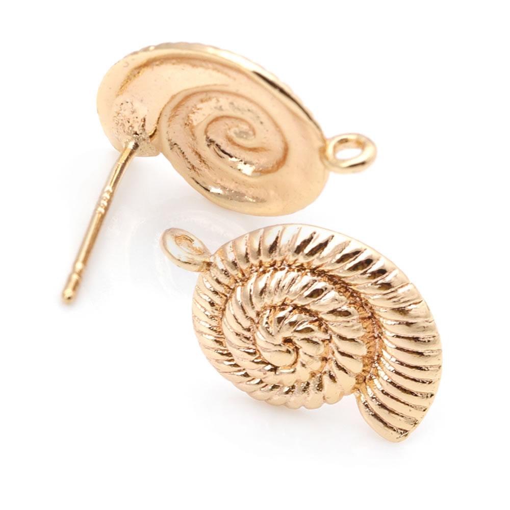 6PCS 18K Gold Color Brass Conc - مراجعة Jewelry Making Set وسعره