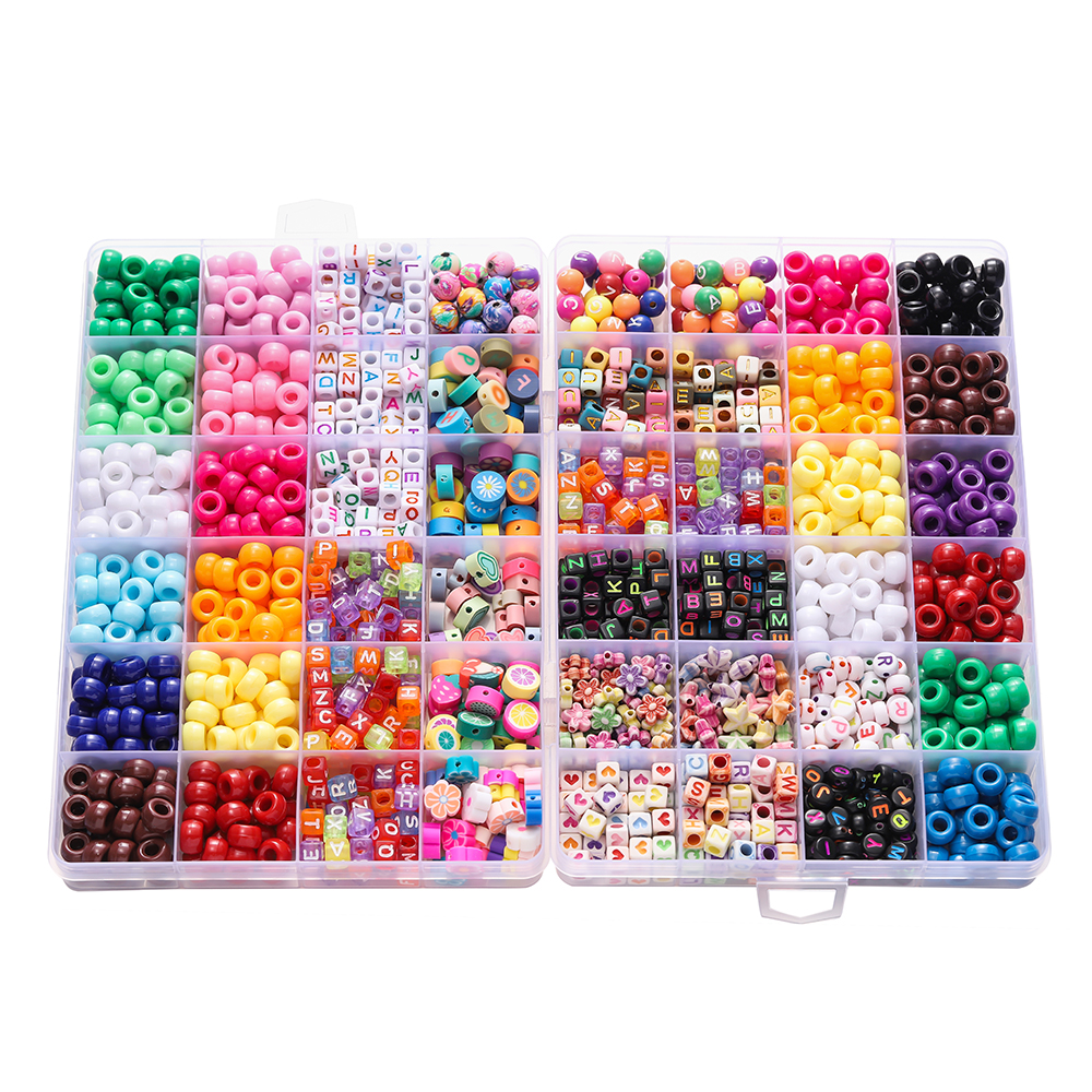 680pcs/Box Colorful Acrylic Po - مراجعة Jewelry Making Online وسعره