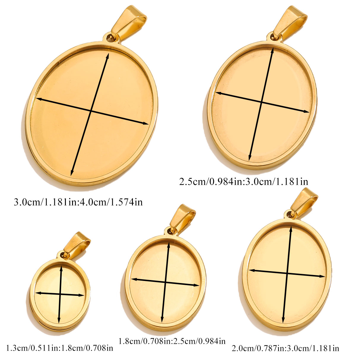 5PCS Stainless Steel Charms Go - مراجعة Jewelry Making Materials Wholesale وسعره