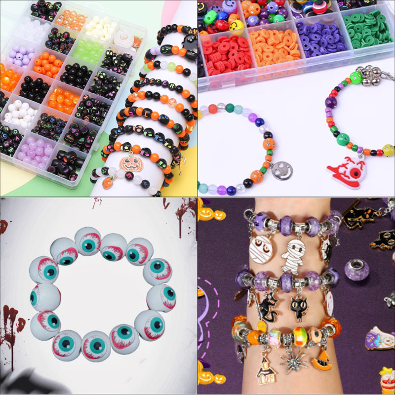16mm 40-10PCS Halloween BOOM G - مراجعة Jewelry Making Ideas With Beads وسعره