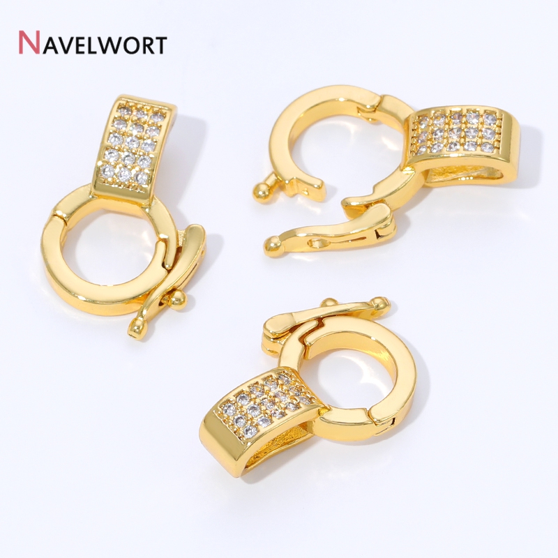 18K Gold Plated Brass Inlaid Z - مراجعة Jewelry Making Supplies وسعره