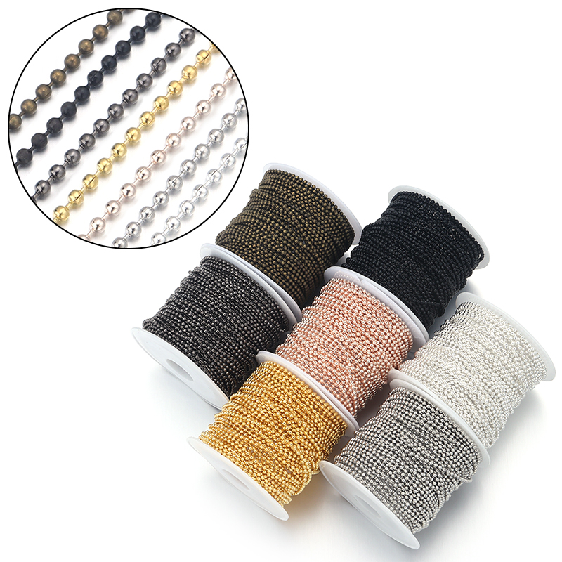 10yards/roll 1.5/2/2.4mm Metal - مراجعة Jewelry Making Materials Wholesale وسعره