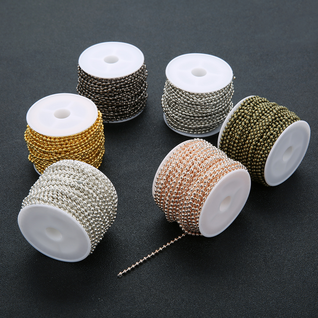 10yards/roll 1.5/2/2.4mm Metal - مراجعة Jewelry Making Materials Wholesale وسعره