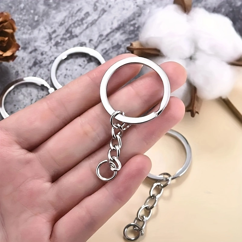 120pcs DIY Keychain Jump Rings - مراجعة Jewelry Making Eye Pins وسعره