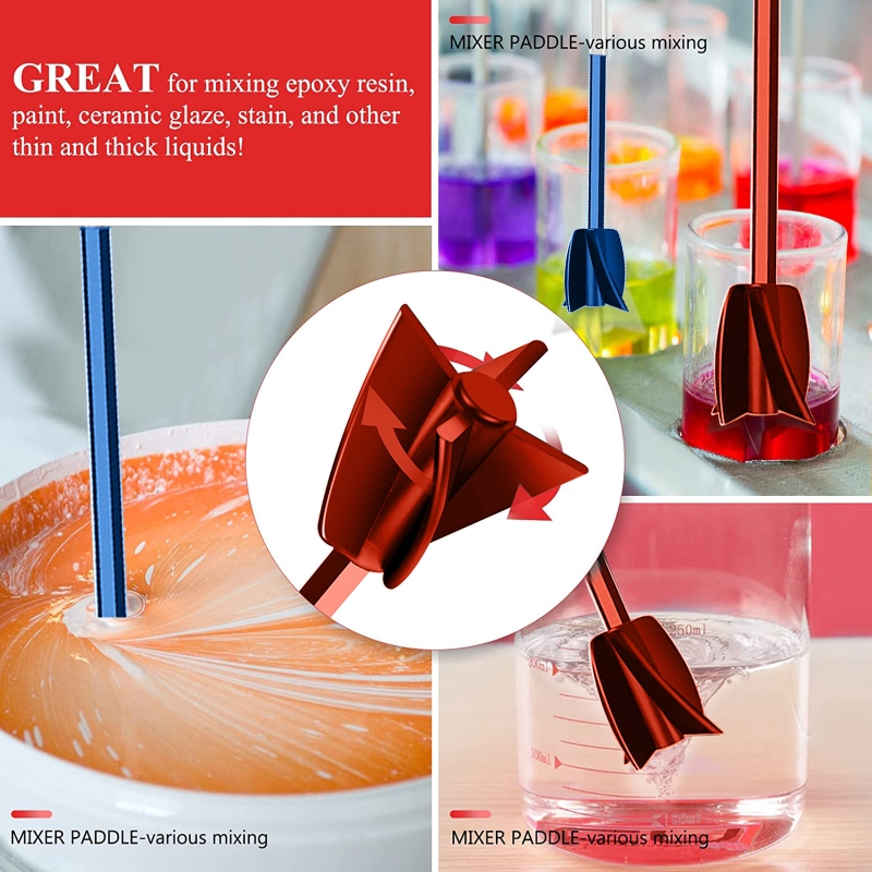 1/4Pcs Epoxy Resin Mixer Tool  - مراجعة Jewelry Making Rotary Tool وسعره