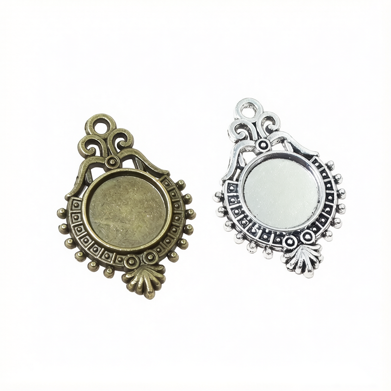 20pcs 10mm Inner Size Vintage  - مراجعة Pendant Blank Bezel وسعره