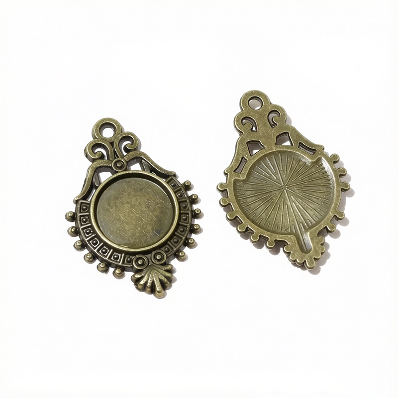 20pcs 10mm Inner Size Vintage  - مراجعة Pendant Blank Bezel وسعره