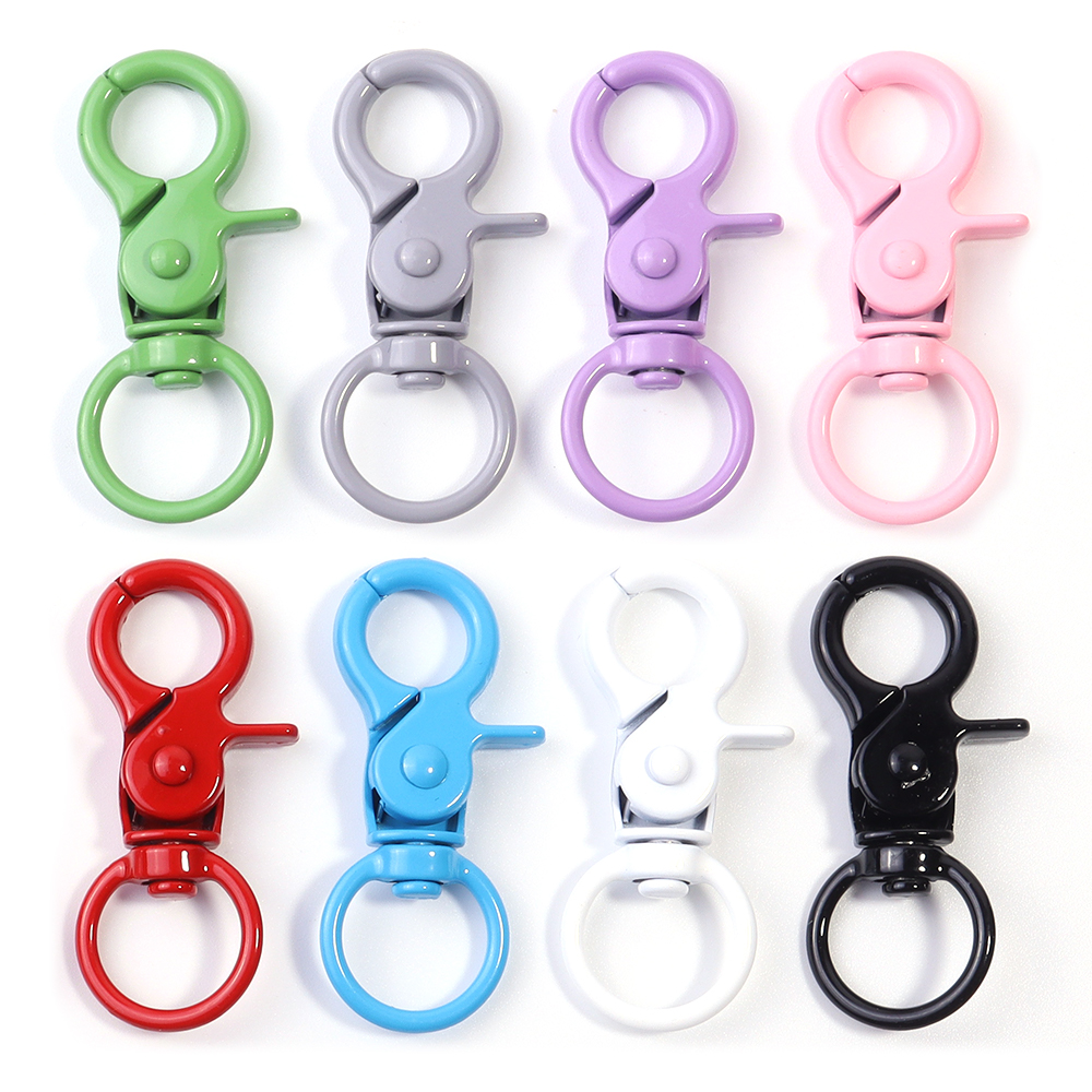 5Pcs/Lot Colorful Swivel Lobst - مراجعة Jewelry Making A Ring وسعره