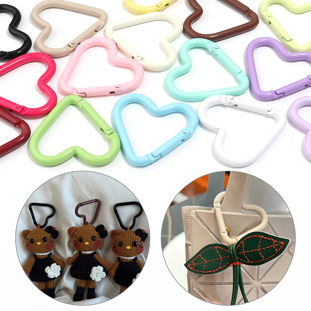 5pcs Colorful Heart-shaped Alu - مراجعة Jewelry Making A Ring وسعره