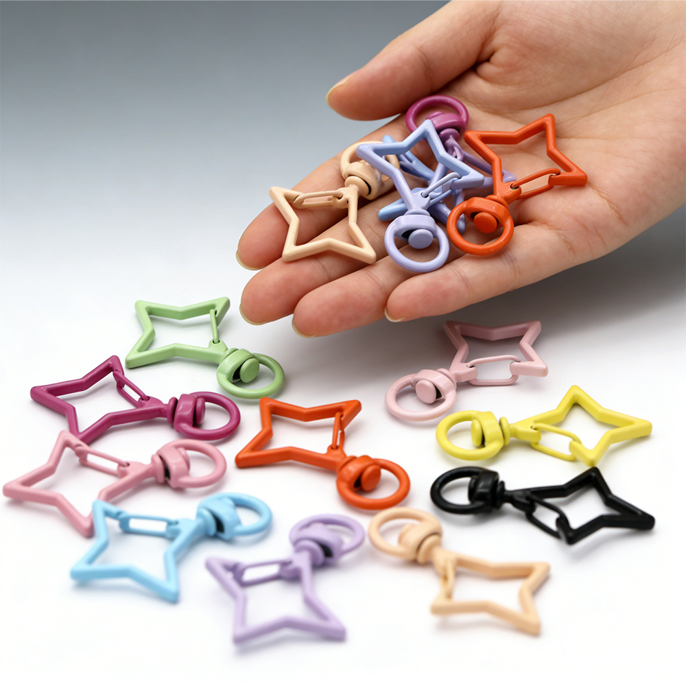 5pcs 38x26mm Colorful Star Rho - مراجعة Jewelry Making A Ring وسعره