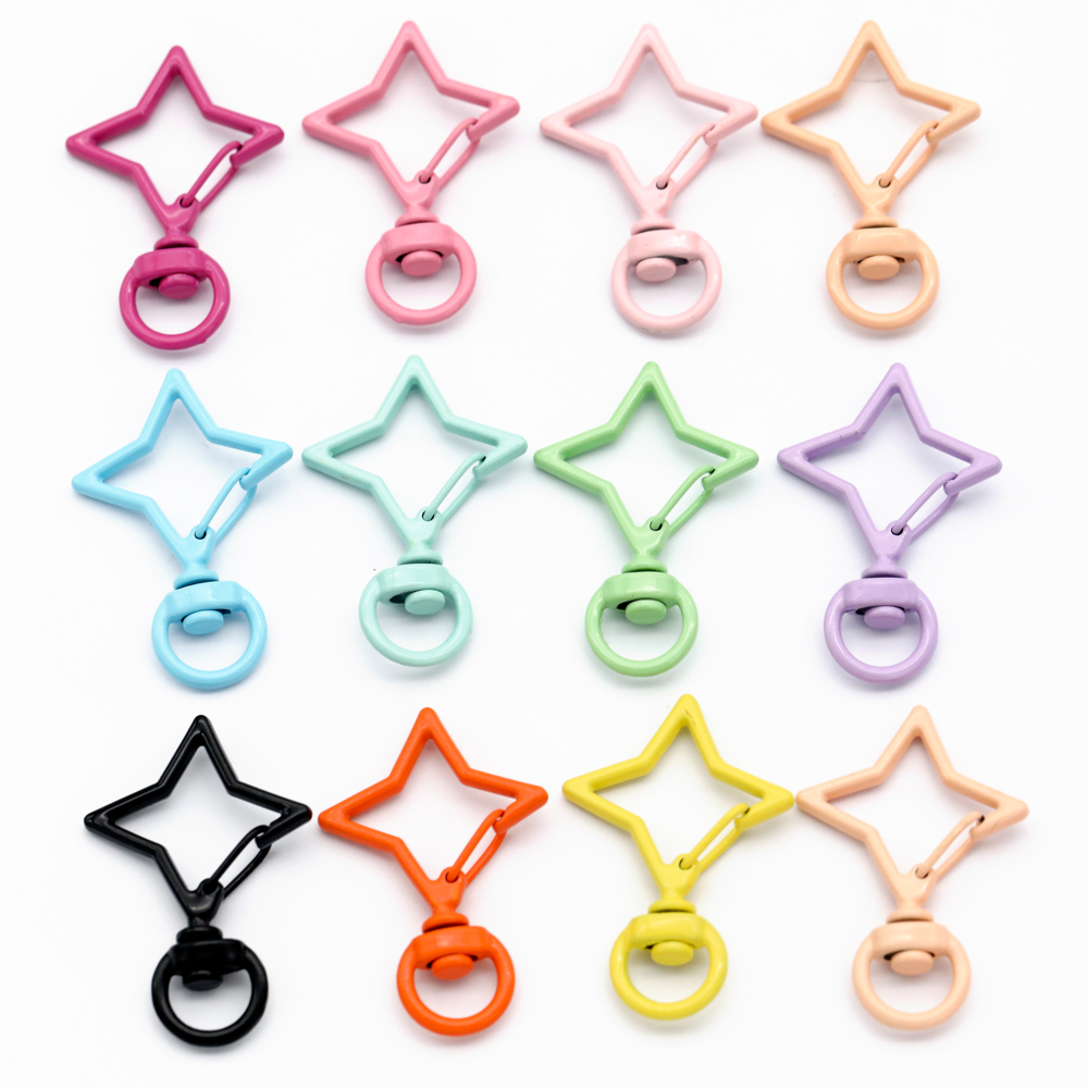 5pcs 38x26mm Colorful Star Rho - مراجعة Jewelry Making A Ring وسعره