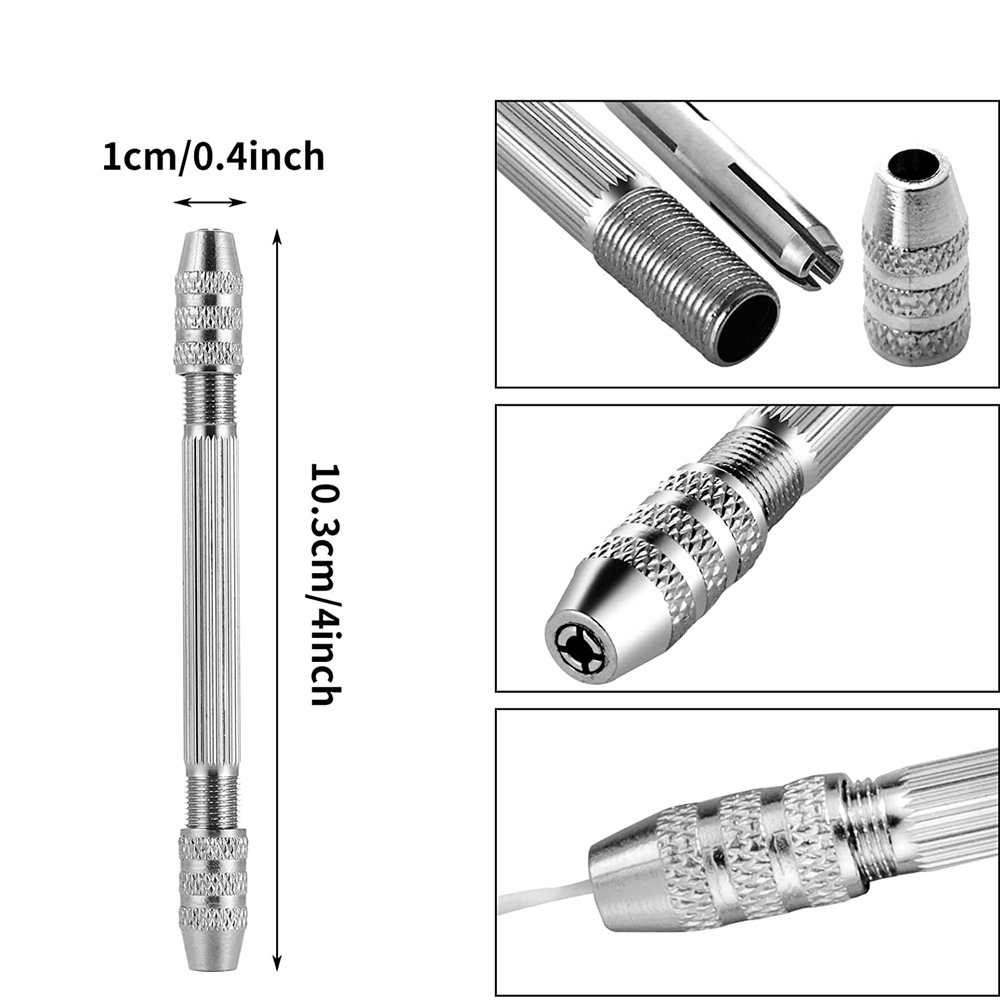 Double-Head Hand Drill Base, 0 - مراجعة Jewelry Making Rotary Tool وسعره