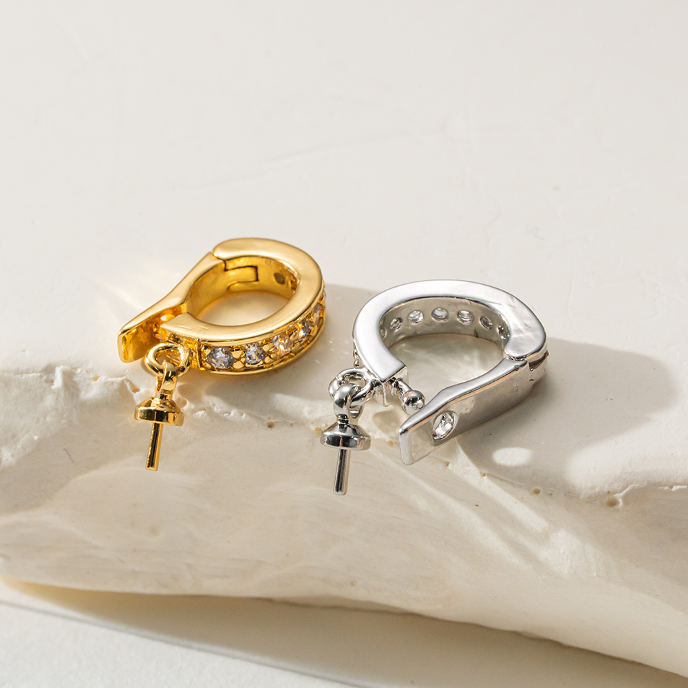 2pcs 18K Gold Plated Brass Eye - مراجعة Jewelry Making Eye Pins وسعره
