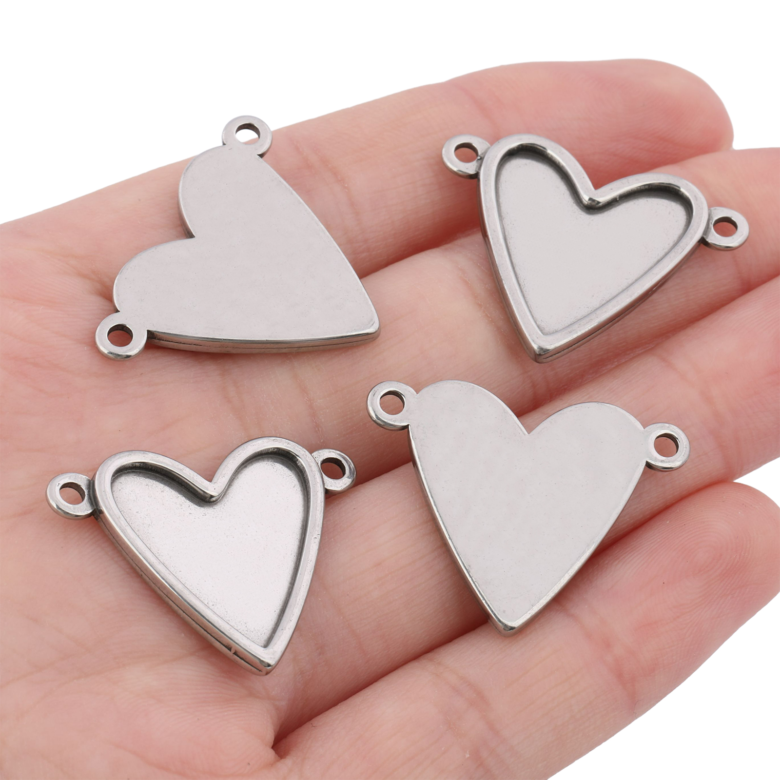10pcs Stainless Steel Fit 16x1 - مراجعة Pendant Blank Bezel وسعره