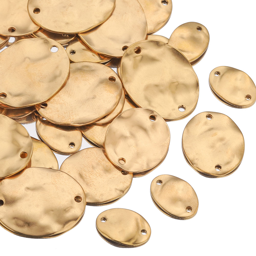 20pcs 15/20/25MM Stainless Ste - مراجعة Jewelry Making Materials Wholesale وسعره