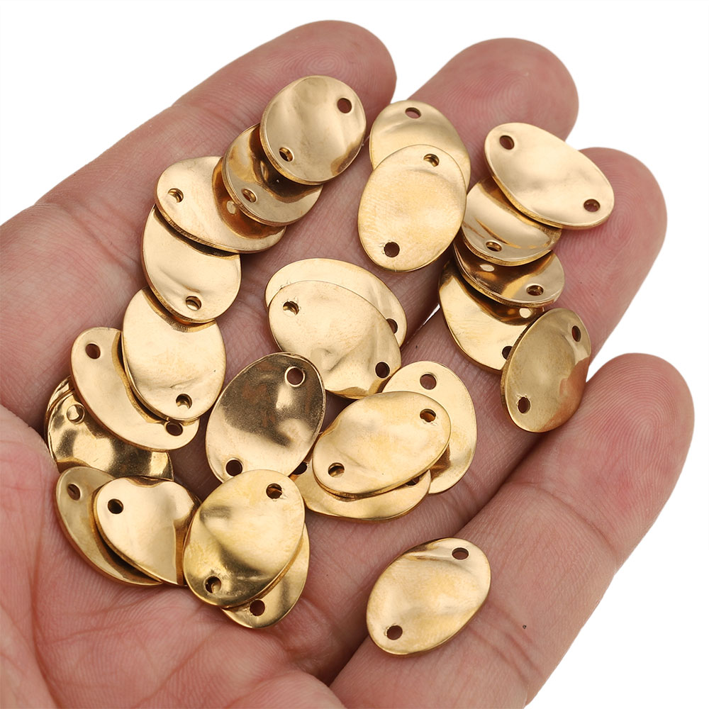 20pcs 15/20/25MM Stainless Ste - مراجعة Jewelry Making Materials Wholesale وسعره