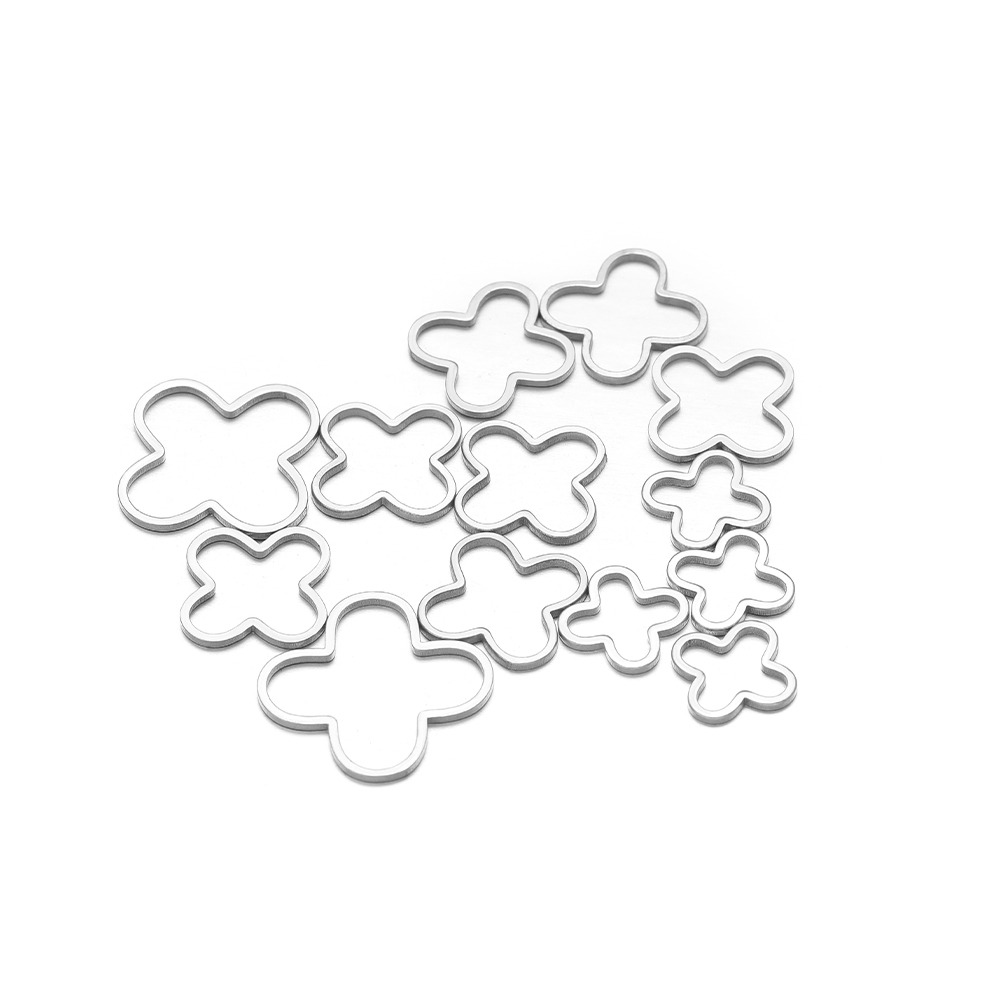 20/50pcs Four Leaf Flowers Cha - مراجعة Jewelry Making Materials Wholesale وسعره
