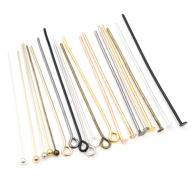 200Pcs/Lot 16-50mm Heads Eye F - مراجعة Jewelry Making Eye Pins وسعره