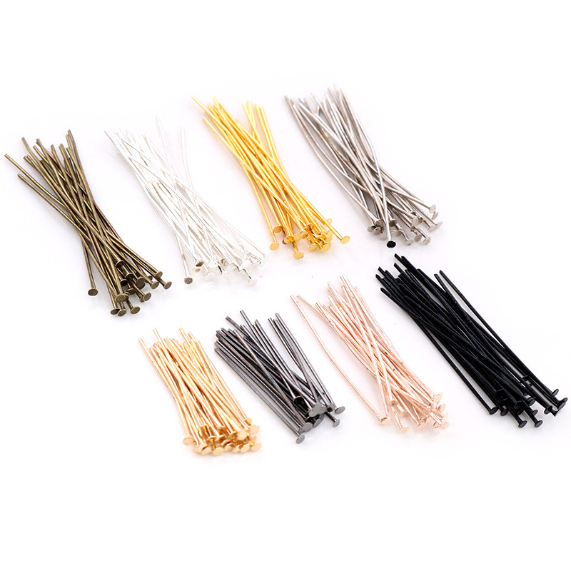 200Pcs/Lot 16-50mm Heads Eye F - مراجعة Jewelry Making Eye Pins وسعره