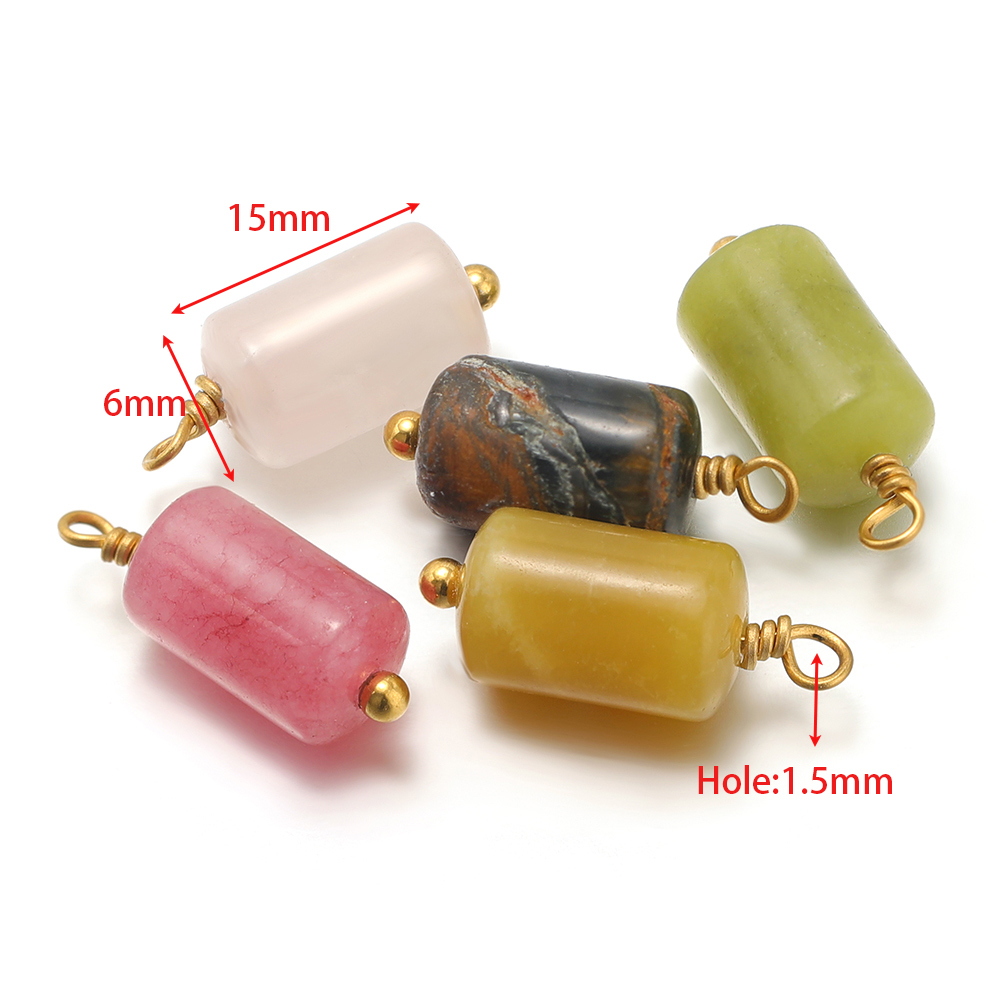10pcs Stainless Steel Natural  - مراجعة Jewelry Making Materials Wholesale وسعره
