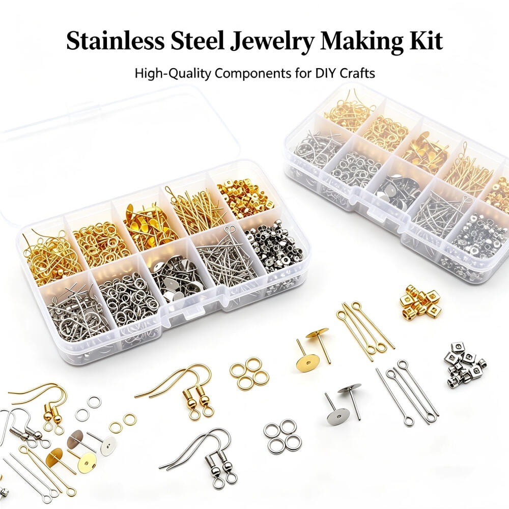 1 Set Box Ear Hook Single Loop - مراجعة Jewelry Making Materials Wholesale وسعره