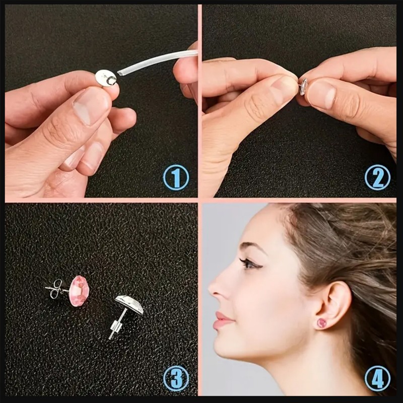 1 Set Box Ear Hook Single Loop - مراجعة Jewelry Making Materials Wholesale وسعره