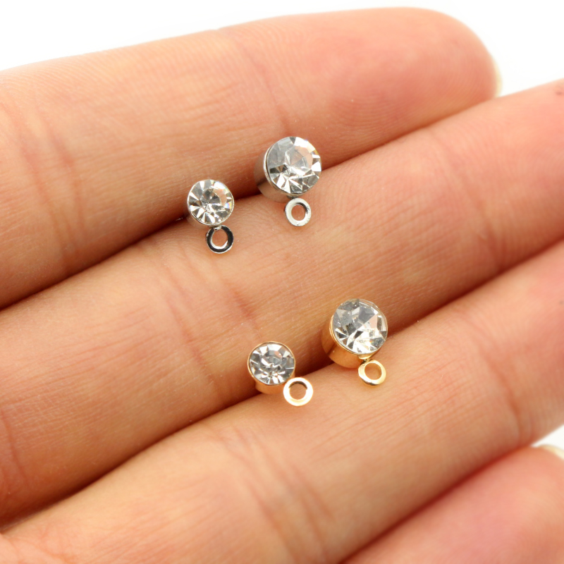 50pcs Stud Earrings Pins with  - مراجعة Jewelry Making Set وسعره