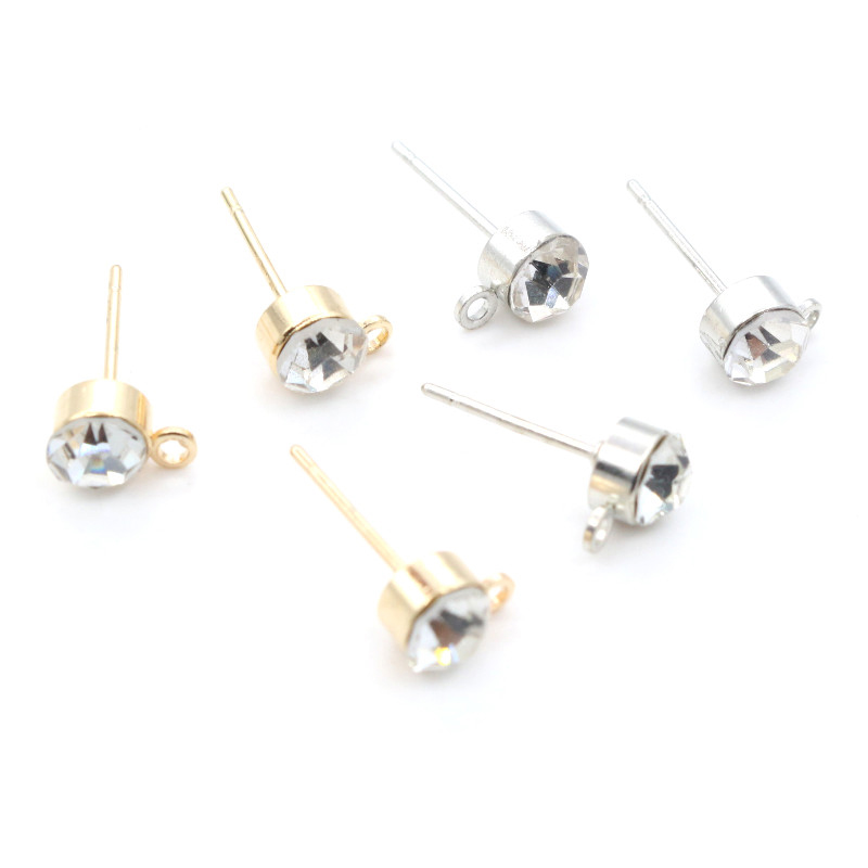 50pcs Stud Earrings Pins with  - مراجعة Jewelry Making Set وسعره