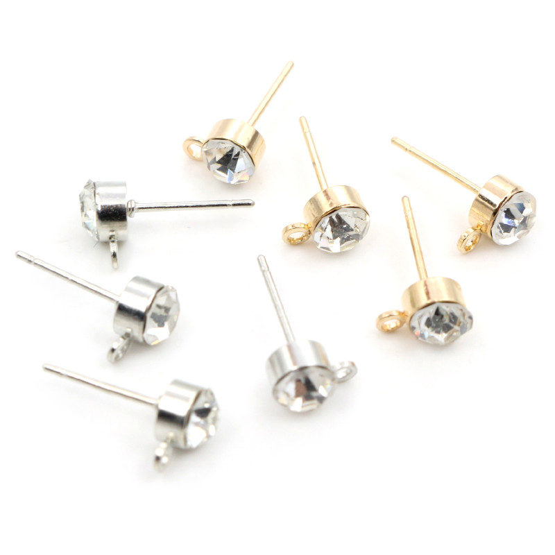 50pcs Stud Earrings Pins with  - مراجعة Jewelry Making Set وسعره