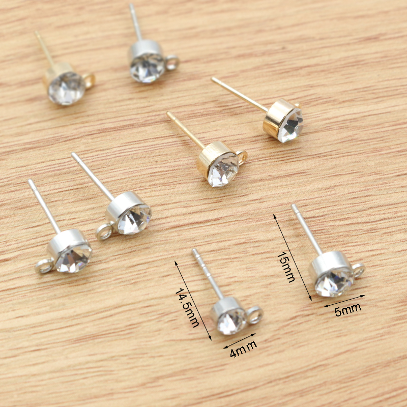 50pcs Stud Earrings Pins with  - مراجعة Jewelry Making Set وسعره